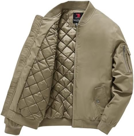 Gopune Men’s Windproof Bomber Jacket