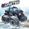Threeking 1:16 Waterproof Monster Truck Pickup Toys RC Cars