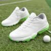 THESTRON New Men Golf Shoes 8 Spikes