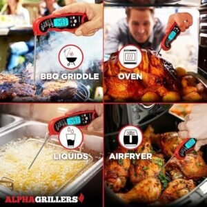 Alpha Grillers Meat Thermometer Digital