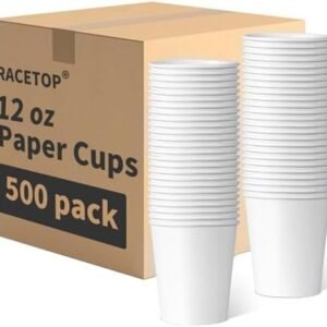 RACETOP [500 pack] Disposable Coffee Cups