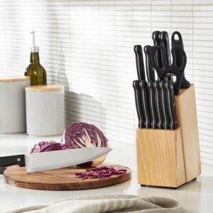 14-Piece Stainless Steel Kitchen Knife Set