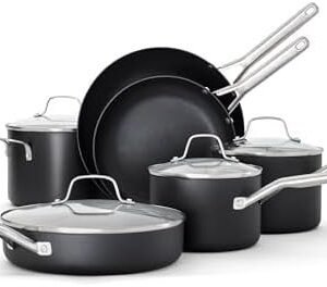 Calphalon® Hard-Anodized Nonstick 10-Piece Cookware Set